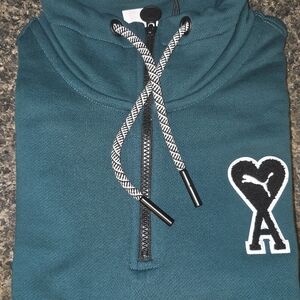 PUMA Women's Ami Sweatshirt - Varsity Green